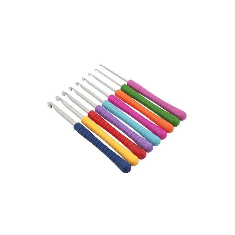 Pony P39810 Easy Grip Crochet Hook Set, Multi, 15 x