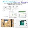 GLEAVI 1 Set Rv Wall Thermostat Replacement Durable Material Accurate