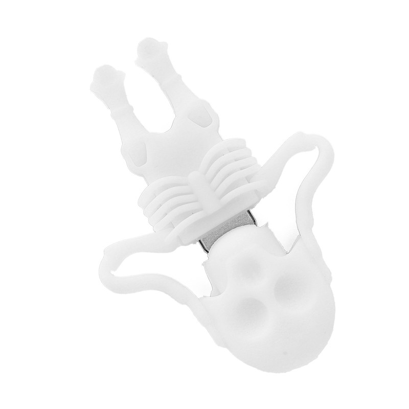 Cartoon U Disk White Skull Appearance High Speed Bulk Storage
