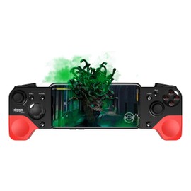 topp Gaming Medusa Smartphone Controller with up to 8 Hours Running Time and Individually Adjustable Button Assignment - iOS, Android, Windows Support - Red/Black