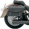Saddlemen X021-02-040 Medium Plain Highwayman Slant-Style Saddlebag , Black