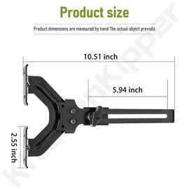 DNP618 Router Edge Guide for DEWALT DCW600B 20V Max XR Cordless Router, DWP611 Compact Router, PORTER-CABLE 450 and 451, Router DCW600B, DW6913 - Quickly Attaches to Fixed Base Compact Router