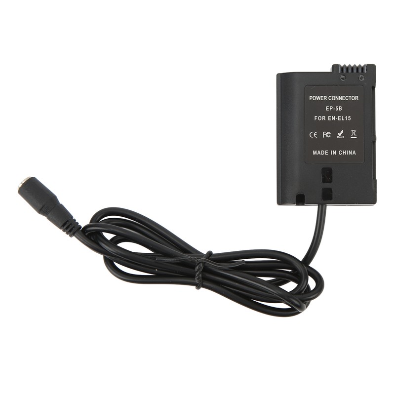 EP 5B DC Coupler Dummy Battery EN EL15 for Nikon