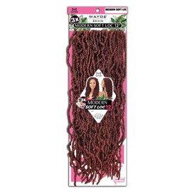 Mayde Beauty Crochet Braids 3X MODERN SOFT LOC 12" (3-Pack, 613)