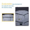AKEfit Washing Machine Cover,Waterproof Dustproof Washing Cover with Zipper,Fit for