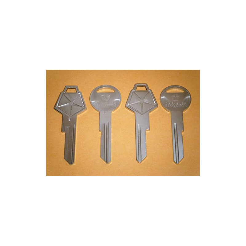 Strattecc 4 Keys Compatible with Dodge Challenger Key Blanks 1970