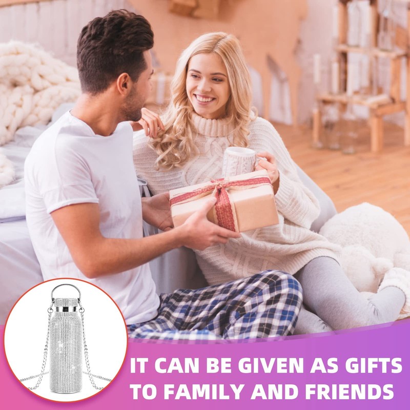 Bling Diamond Thermal Bottle,Glitter Water Bottles, Stainless Steel Thermal Bottle