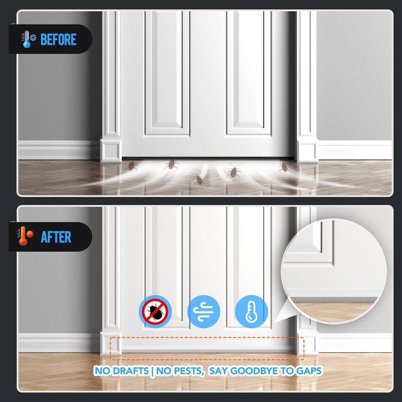 T-Shaped Seal Strip for Door Frame, Clear Silicone Weather Stripping,