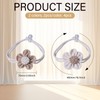 GLOBLELAND 4 Pcs 2 Colors Handmade Knitting Curtain Tie Back