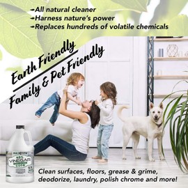 MAXTITE 45% Vinegar - Ultra-Strength Concentrate for Home & Garden Cleaning (1 Gallon Bottle)