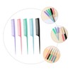 Mikinona 5pcs Dandruff Comb Tailcomb Fine Tooth Hair Comb Double