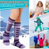 Kids Merino Wool Ski Socks 3 Pairs Boys Girls Unisex
