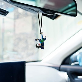 AMIORO Clown Car Pendant Interior Rearview Mirrors Charms Hanging Ornament