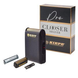 KIEPE Pro Closer Razor - High Quality Precision Razor with Gold Titanium Blade, Hypoallergenic, Wireless with USB-C Charging Function