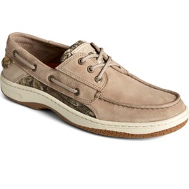 Sperry Mens Shoes Men's Billfish 3-Eye Realtree Boat Shoe, Olive, 10.5