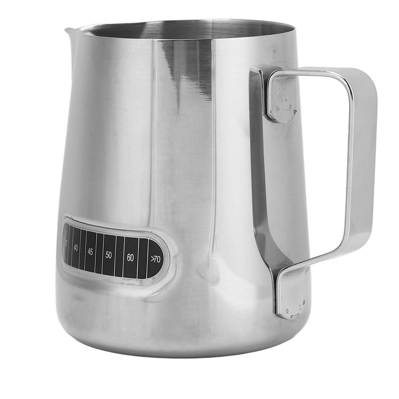 Milk Frother Cup 600ml Short Mouth Spout Milk Frothing Pitcher