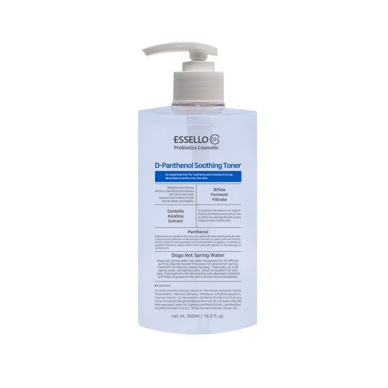 Essello Di Panthenol Soothing Toner 500ml+sample+pack / 에쎌로 디 판테놀