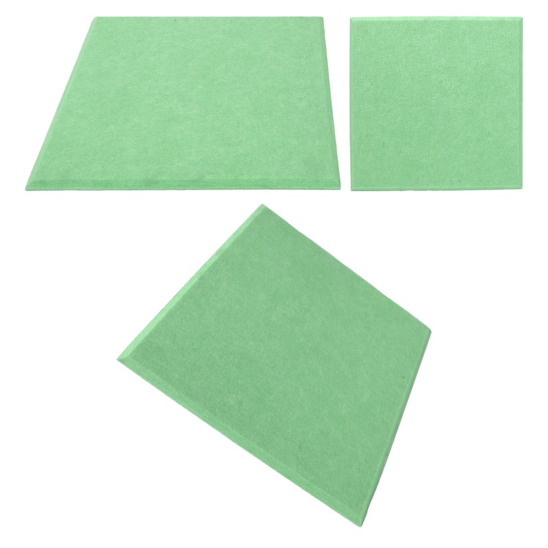 6Pcs Acoustic Absorption Panel Thickened Reduce Reverb SoundProof Padding Absorber(Green