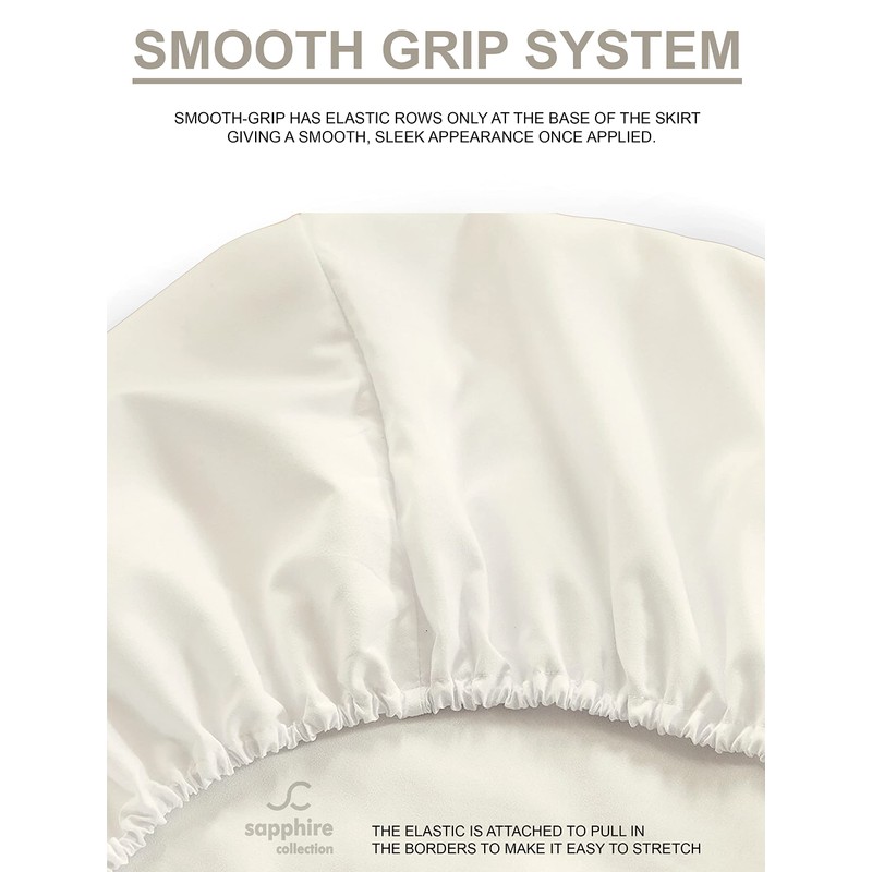 Sapphire Collection Fitted Sheet Non Iron Percale 180 Thread Count