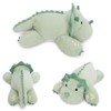 KOWSI® Microwavable & 2 LB Weighted Stuffed Triceratops Animals Plush