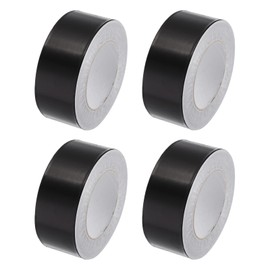 uxcell Aluminum Foil Tape 2 Inch x 55 Yards Black High Temperature Tape for HVAC, Sealing, Patching Hot and Cold Air Ducts 4 Pcs
