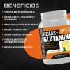 Suplemento Bcaas Glutamina 1kg Citrine Nutrition 50servis
