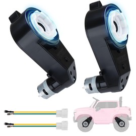 2Pcs 12V Powered Wheels Motor Gearbox RS550 30000RPM High-Speed Motor Gearbox for Power Wheels Kid's Ride on Toys Car Motorcycles Jeeps Motors Replacement Parts
