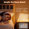 Led Note Board with Colors Acrylic Dry Erase Board with
