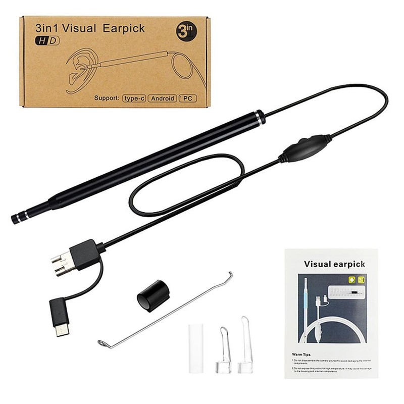 3 in 1 Ear Spoon Intelligent Visual Ear Picking Multifunctional