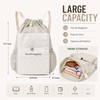 YeeSupe Drawstring Backpack for Women Men,Lightweight Foldable String Bag,Nylon Cinch