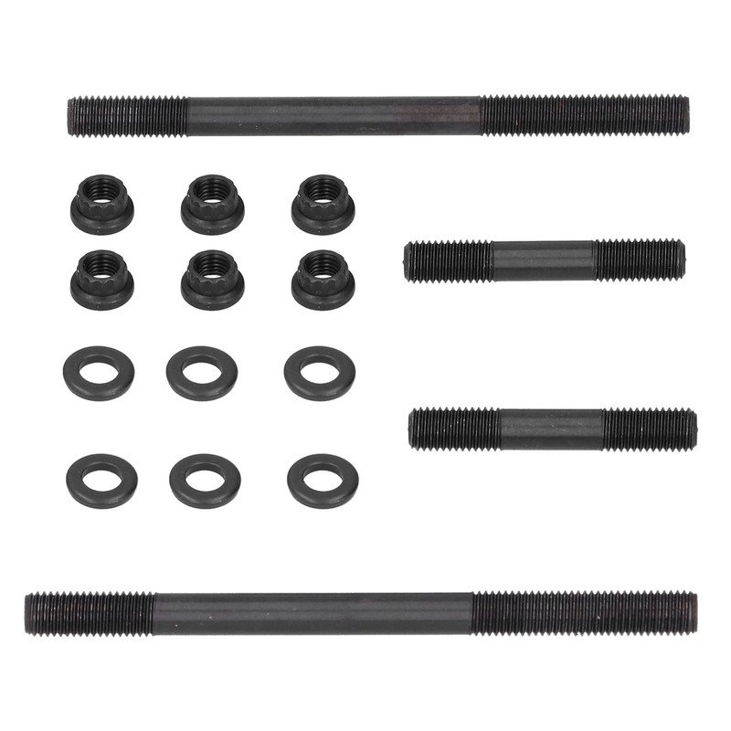 Heavy Duty Cylinder Head Studs Nuts Kit Steel Fit for