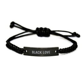 Black Love Bracelet, African American Couples, African American Husband, Valentines Bracelet, Anniversary
