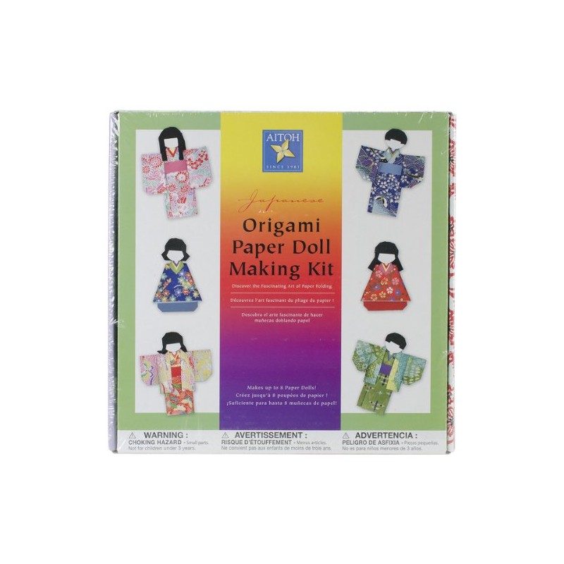 Aitoh Kimono Doll Paper Kit