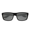 CAT 8018 Men's Polarized Rectangular Sunglasses, Matte Black, 61 mm