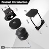 1Pair Rear Replacing Bump Stops Compatible With 2015-2024 Ford F150