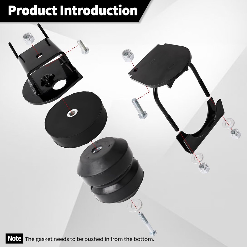 1Pair Rear Replacing Bump Stops Compatible With 2015-2024 Ford F150
