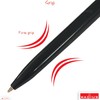 RADIUS M24 Retractable Ballpoint Pens, BLACK, Medium Point (1.0mm), Pack