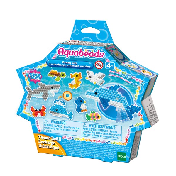 Aquabeads Arts & Crafts Ocean Life Theme Refill with Beads