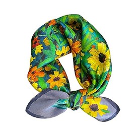 KOOYOL Silk Scarf Women's Scarf Silk Women's Scarf Silk Scarf, C#