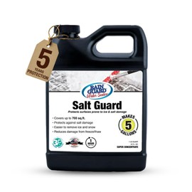 Rain Guard Water Sealers SP-1005 Salt Guard Concentrate Makes 5 Gallons - Clear Natural Finish - Penetrating Protection for Concrete and Masonry from Road Salt, Freeze Thaw, and Ice Damage