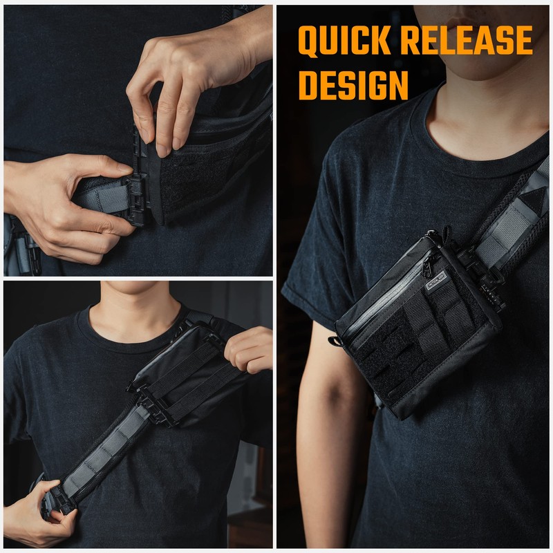 TACTICAL GEEK TGCodeG5/G6 Pack of 2 Molle Accessories Removable Molle