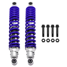 Shock Absorber Struts Front Left and Right With Self-Locking Nut for Yamaha Banshee 350 YFZ350 1987-2006 3GG-23350-10-P1 3GG-23350-20-36 3GG-23350-20-P0 （Blue)