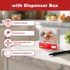 NATURALABEL 1000 PCS Blank Removable Freezer Labels with Dispenser -
