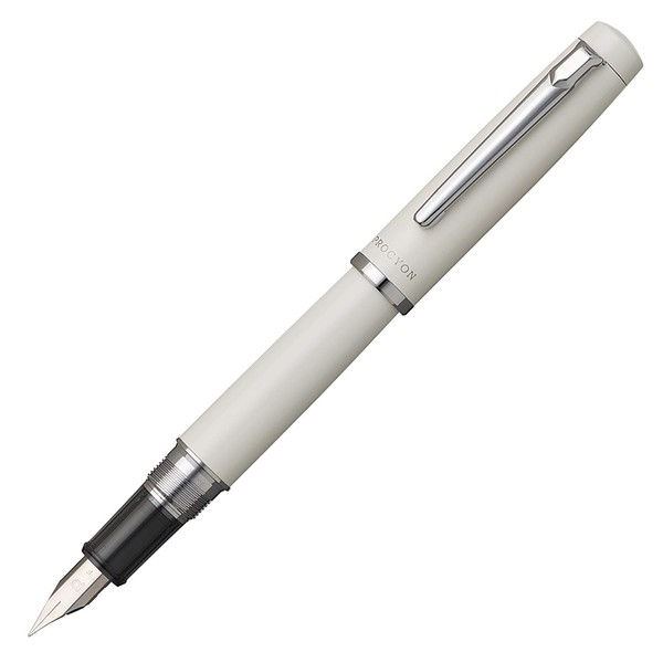 Platinum PNS-5000 3-3 Fountain Pen, Procion #3, Porcelain White, Medium Point