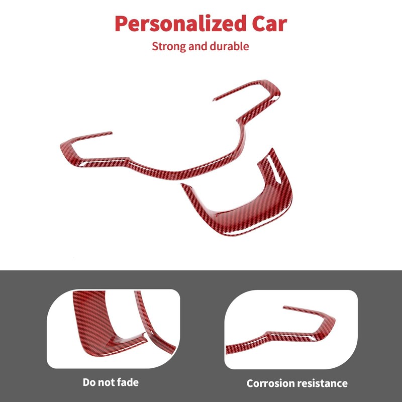 Linskip Steering Wheel Trim Compatible with Ram 1500 2019 2020