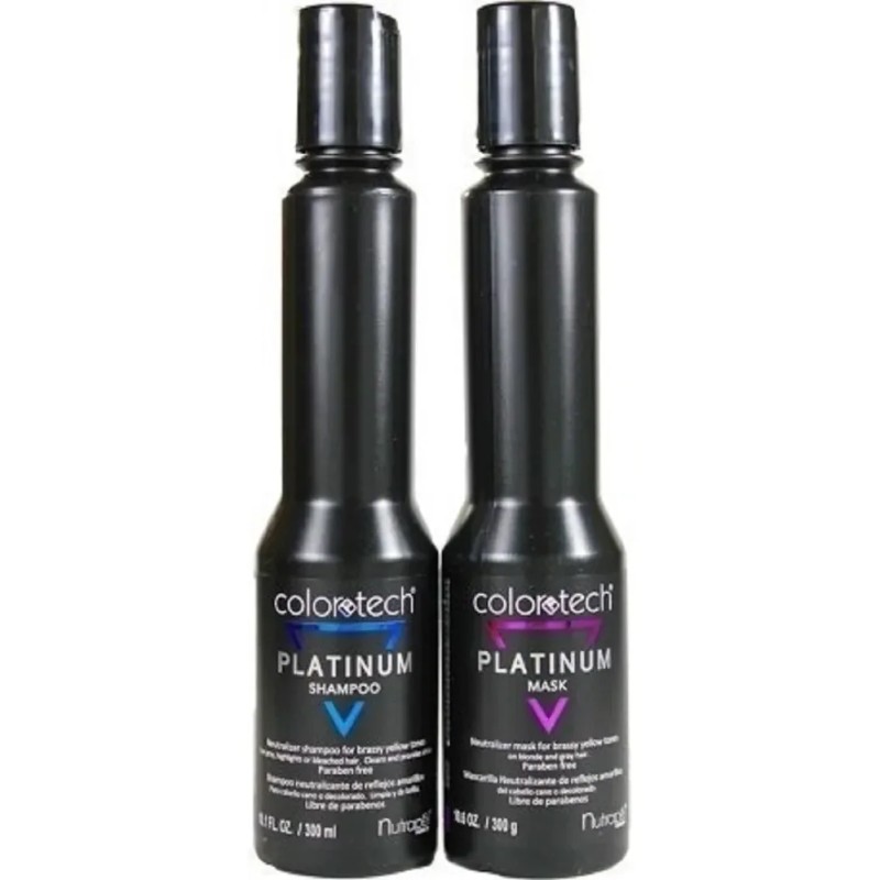 Kit Color tech Platinum Shampoo y Mascarilla Matizador 300 ml