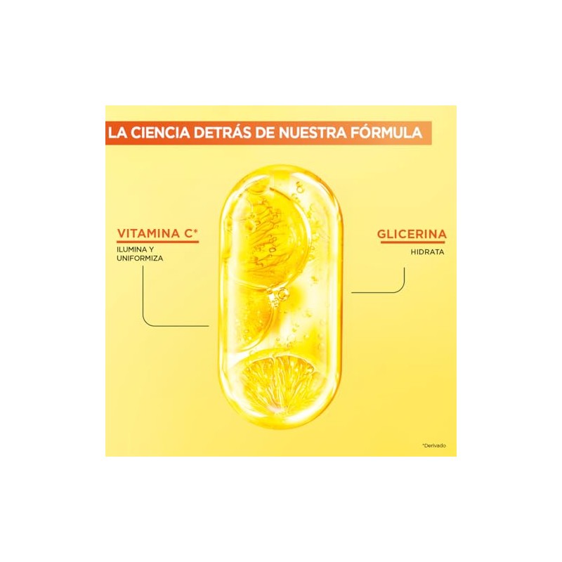 Garnier Skin Active Express Aclara Vitamina C Gel Limpiador Facial,