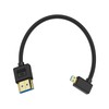 Poyiccot 8K L Type Micro HDMI to HDMI Adapter Cable,