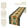 YCness Aztec Southwest Table Runner, Ethnic Style Design Geometric Triditional