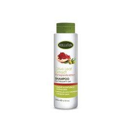 Natural Hair Shampoo Pomegranate and Olive Leaves Extract 200 ml Kalliston Crete Greece Natural Product Hair Shampoo for Daily Hair Washing